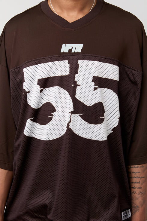 55 JERSEY SHIRT BROWN